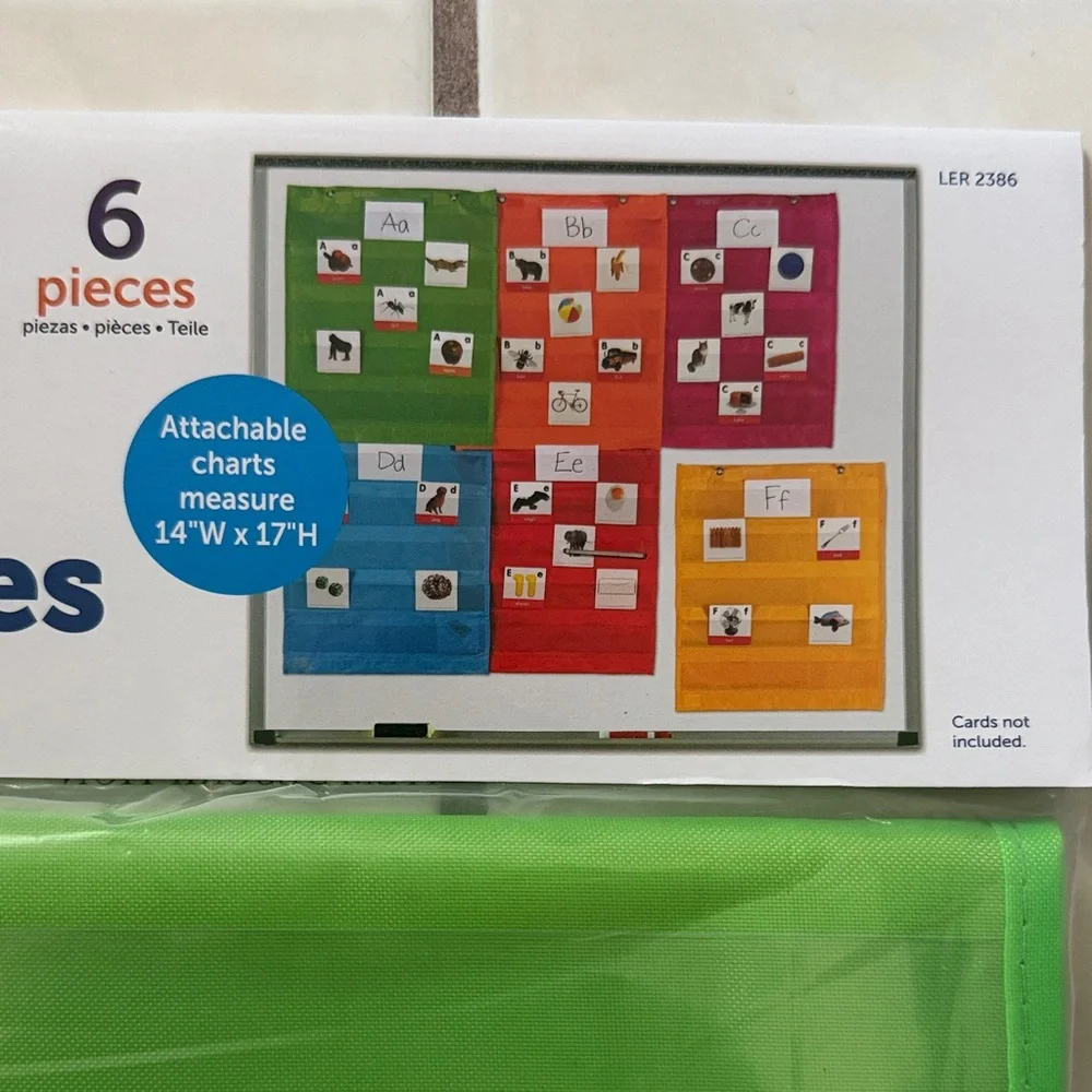 Learning Resources Magnetic Pocket Chart Squares classroom, teacher, organizer